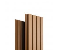 Реечная фасадная панель Техно Бронза Реечная фасадная панель Техно Бронза