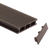 Заглушка для доски торцевая Коричневый