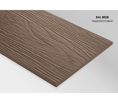 Фиброцементный сайдинг Терракотовый / RAL 8028 от производителя Fibra Plank по цене 1 350 р Фиброцементный сайдинг Терракотовый / RAL 8028 от производителя Fibra Plank по цене 1 350 р
