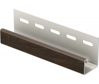 J-планка к Софиту PRO Тёмный орех